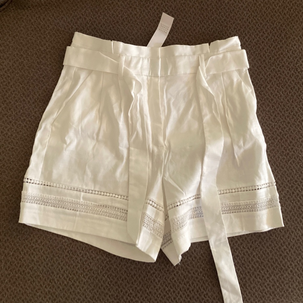 White House Black Market White Shorts